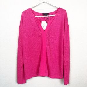 NWT Sanctuary Sweater V-Neckline Lightweight sz L